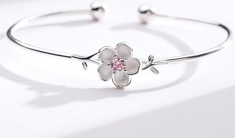 Bracciale  in argento Sakura S925 (Spedizione Gratuita)