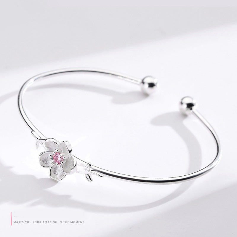 Bracciale  in argento Sakura S925 (Spedizione Gratuita)