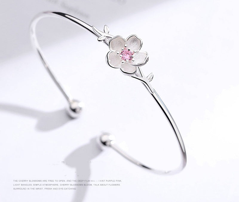 Bracciale  in argento Sakura S925 (Spedizione Gratuita)